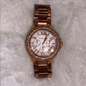 Rose gold Michael Kors watch